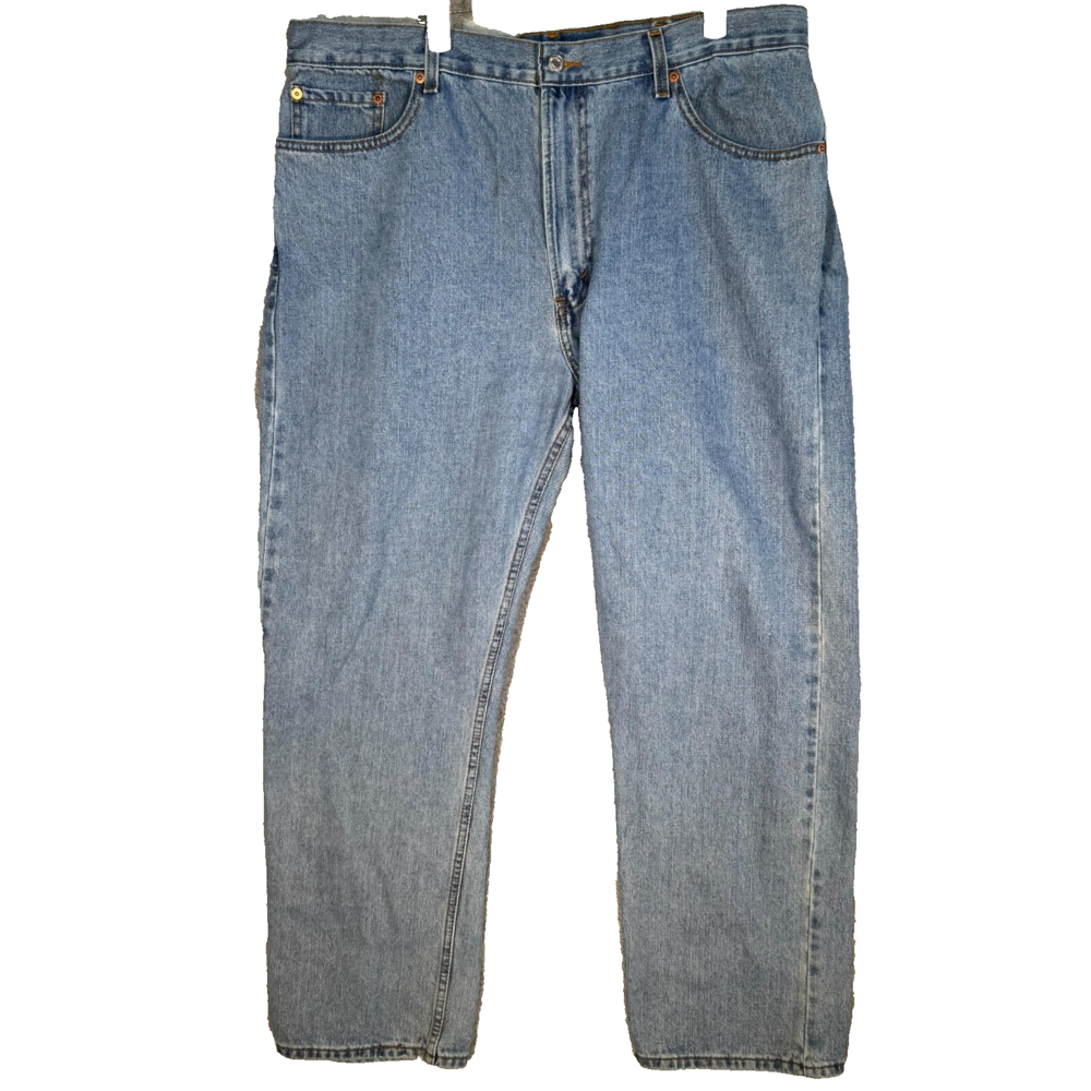 Levi’s Men’s Jeans 40x30 505 Blue Denim Regular Fit Vintage Straight Leg Classic